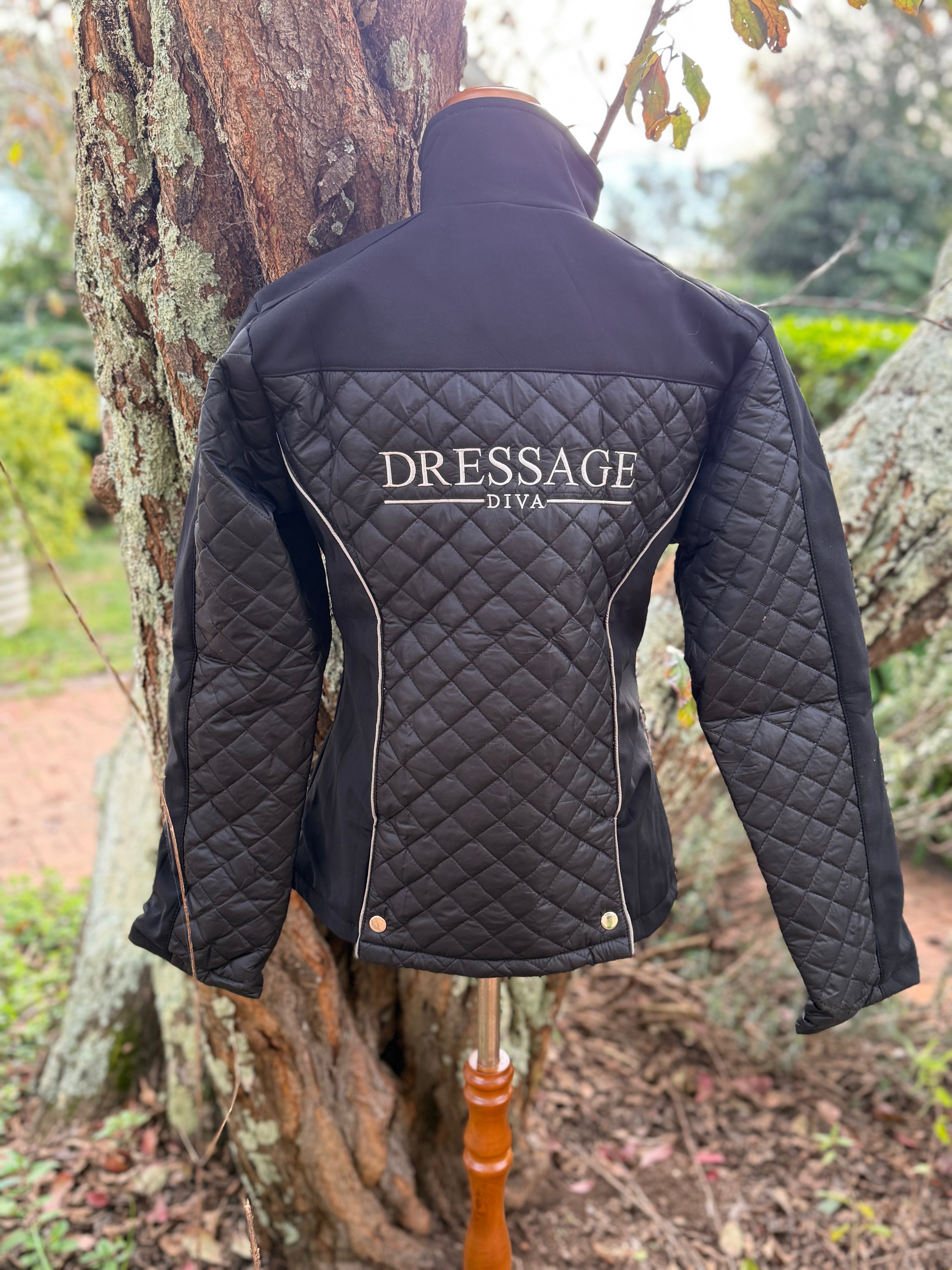 Equestrian Jacket -Quilted winter jacket with side pockets